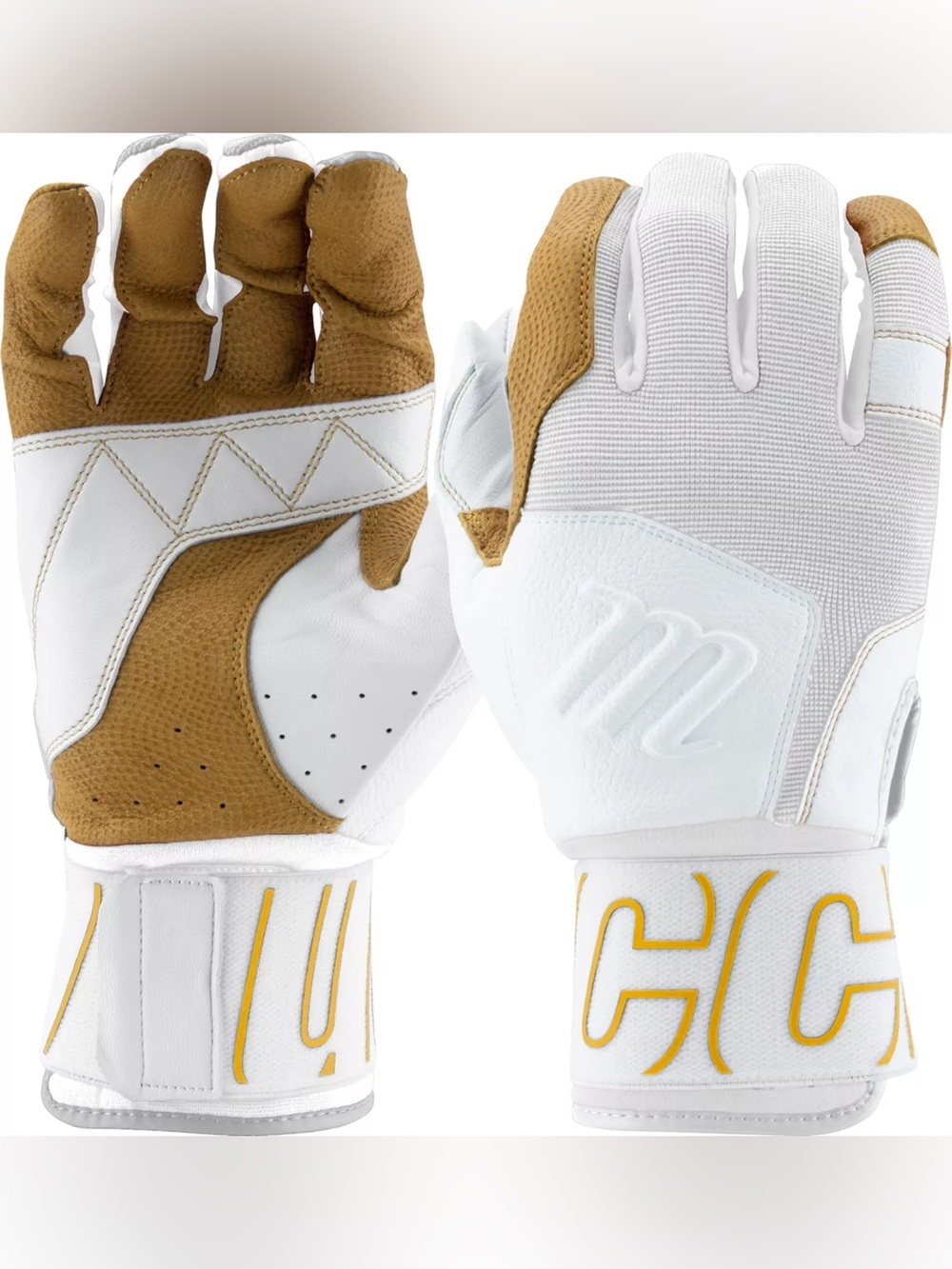 Marucci Adult Blacksmith II Full Wrap Batting Gloves Sz M